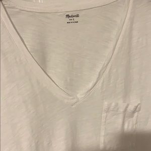 Madewell vneck pocket tee